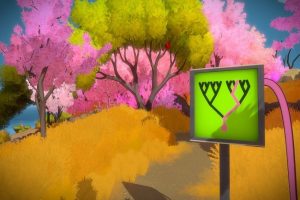 In game screenshot from The Witness