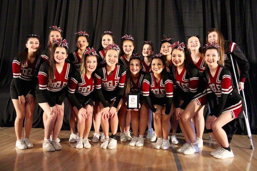BRIEF: Cheer performs at second competition, Feb. 6