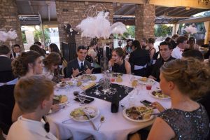 Students put on their finest apparel for Spring Formal, April 2. The night was hosted at Wolf Lakes, and the theme was "A Night at Gatsby's."