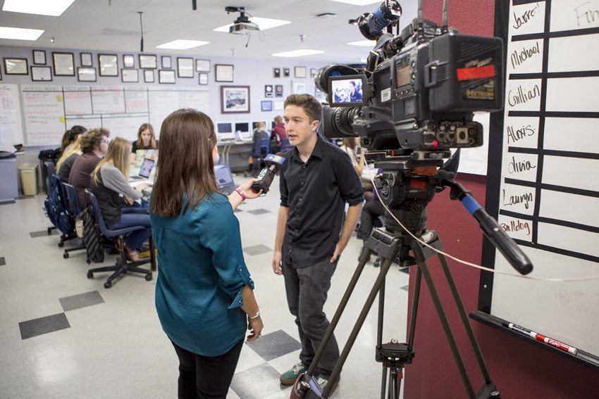 ABC30 reporters visit lab, feature Feather on daytime news