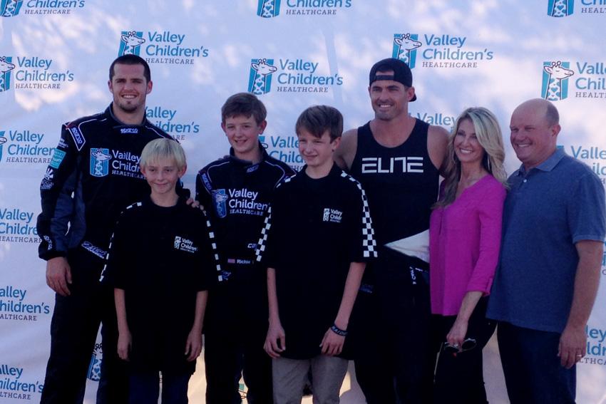 Local NFL football stars support Valley Childrens Hospital, patients