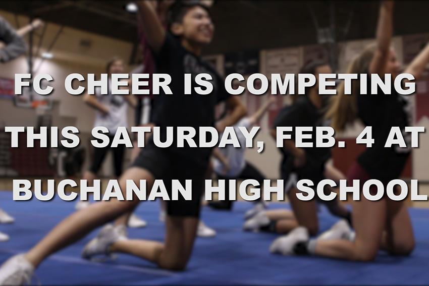 Fresno+Christian+Cheer+has+a+competition+this+Saturday%2C+Feb.+4+at+Buchanan+High+School.+Cheer+has+been+practicing+all+year+to+compete+against+nine+other+schools+in+their+division.