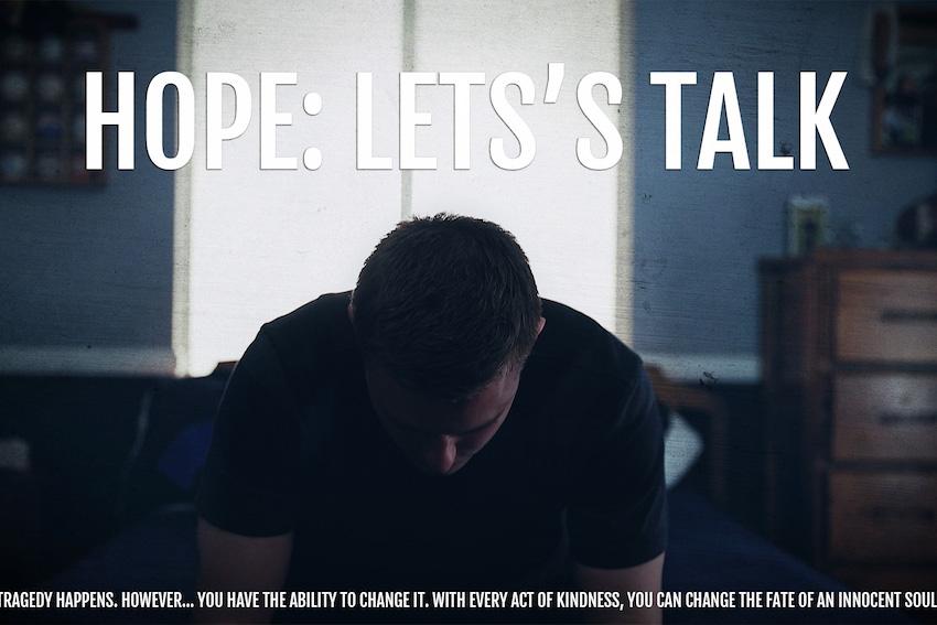 Hope: LetsTalk - Teenage suicide PSA