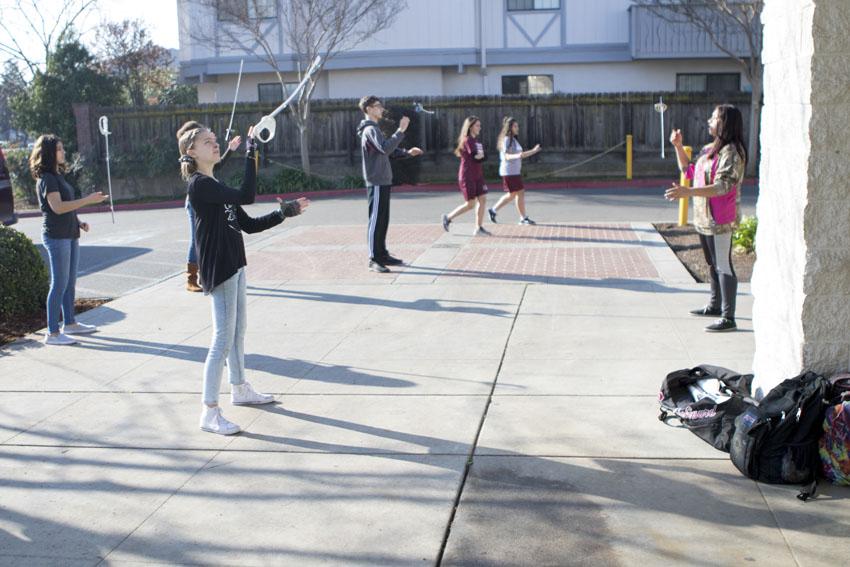 Color guard prepares for championship competition