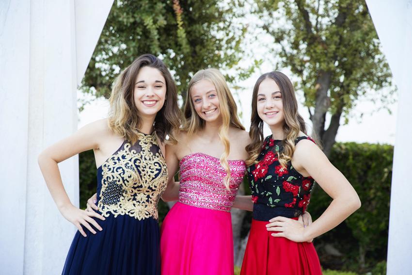 Sophomore princess candidates