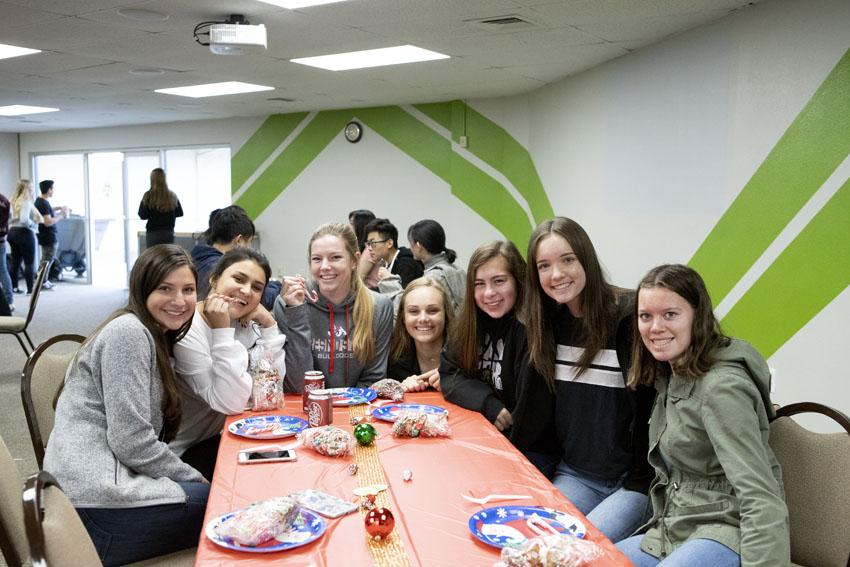 Students partake in Christmas parties and festivities, Dec. 7.