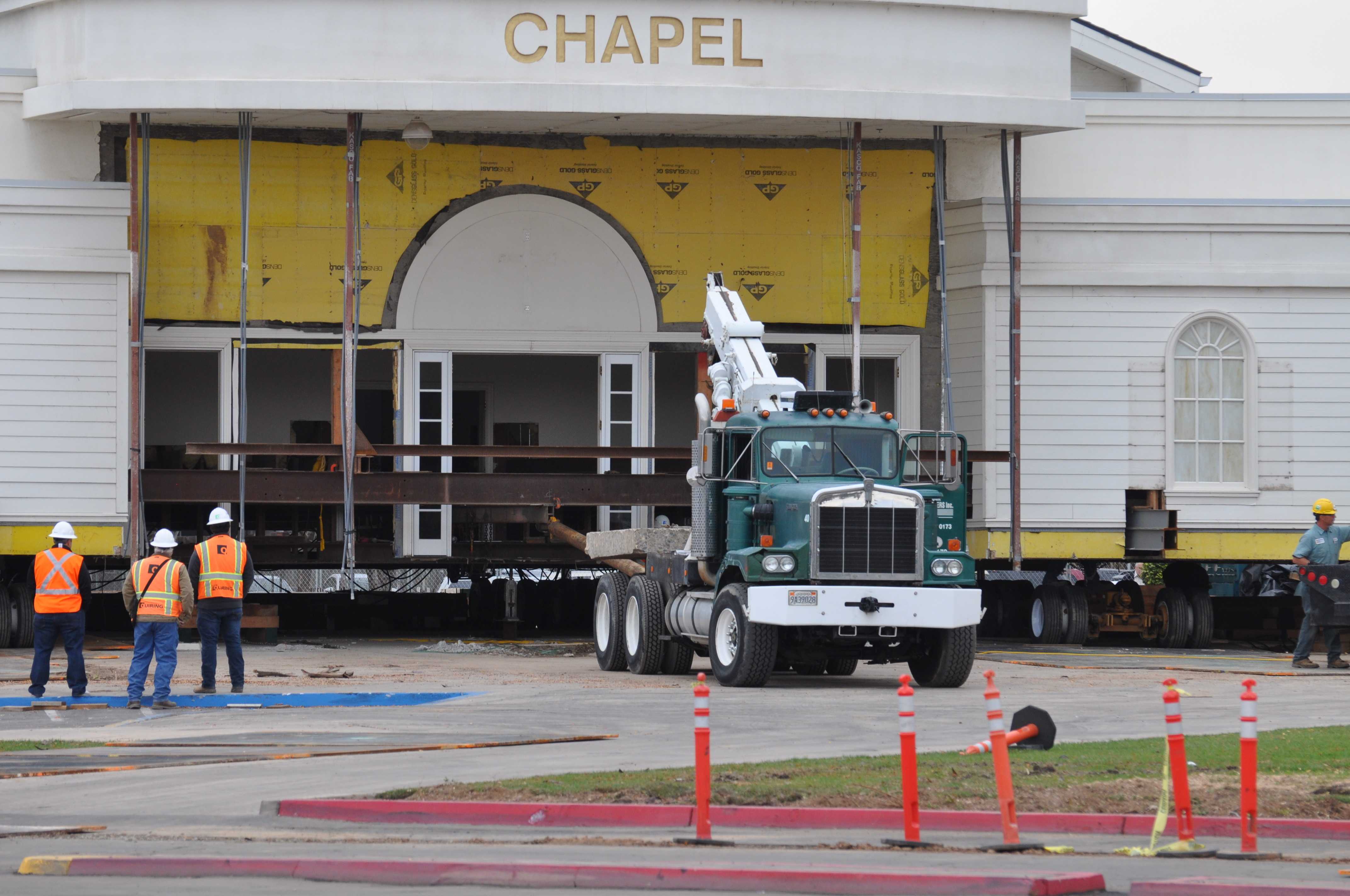 GL Johnson Chapel on the move