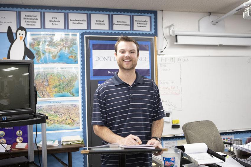 Nathan Case shares passion for teaching, influences students