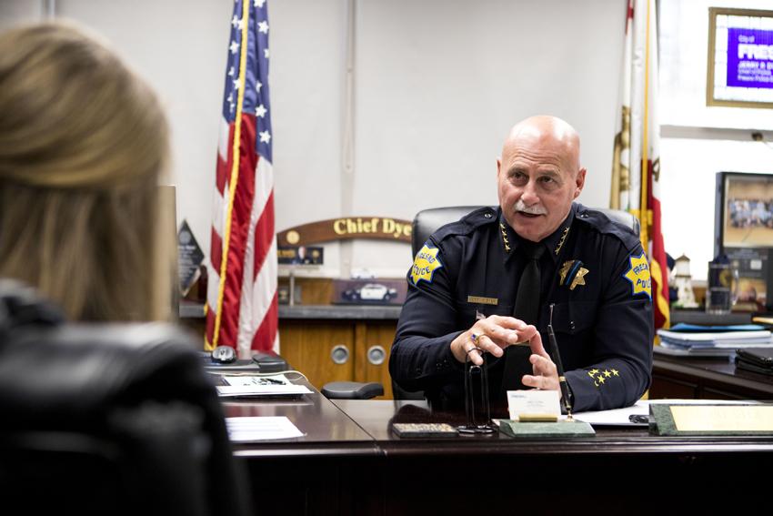 Photojournalist perspective on interview with police chief Jerry Dyer
