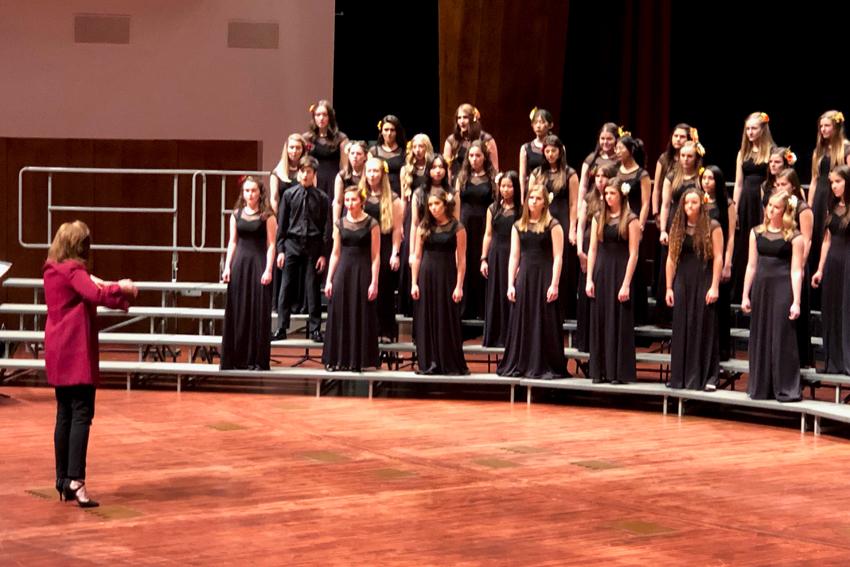 Campus music groups perform in Anaheim for Heritage Festival