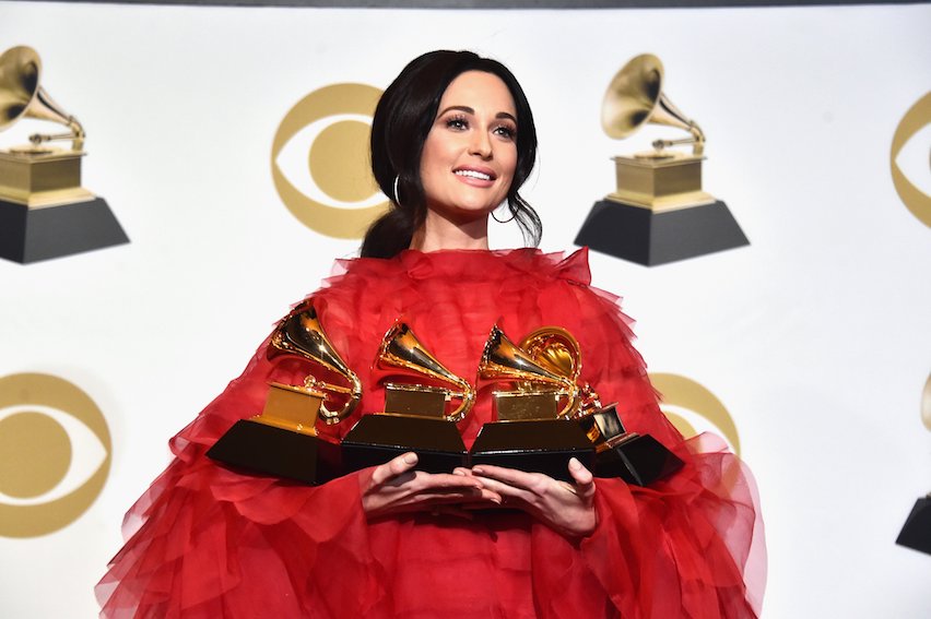 Musgraves+poses+in+the+press+room+during+the+61st+Annual+GRAMMY+Awards+at+Staples+Center+on+February+10%2C+2019+in+Los+Angeles%2C+California.