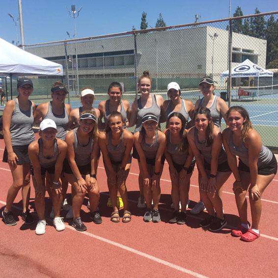 Tennis places 3rd in the Central Valley Christian tournament