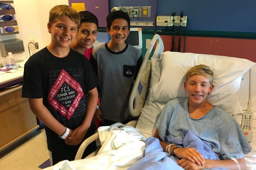 Dirt bike accident alters Cooper Saelzlers life