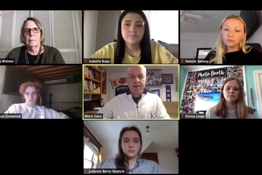 The National Scholastic Press Association hosted a panel featuring students across the country sharing advice about editorial leadership, April 16.