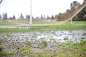 Record breaking rain impacts campus sports