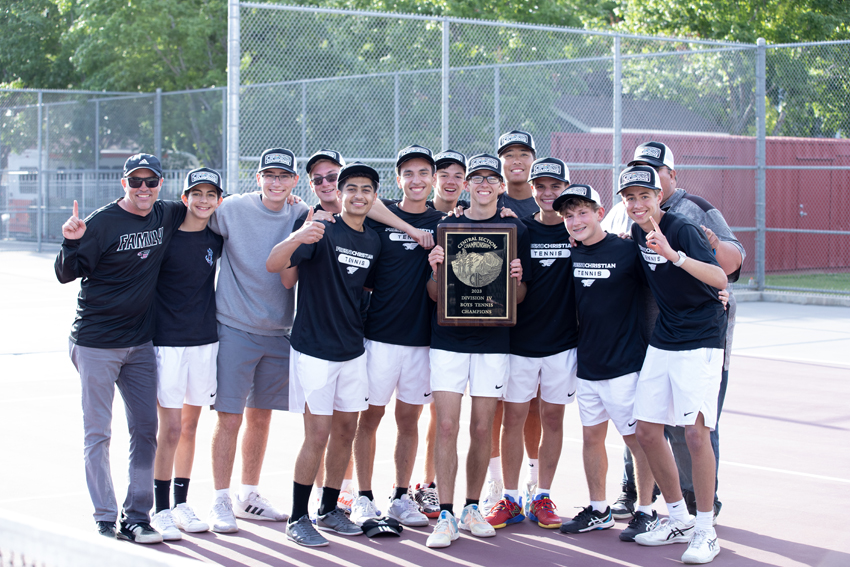 Fresno Christian 2022-23 boy's tennis finishes season as champions