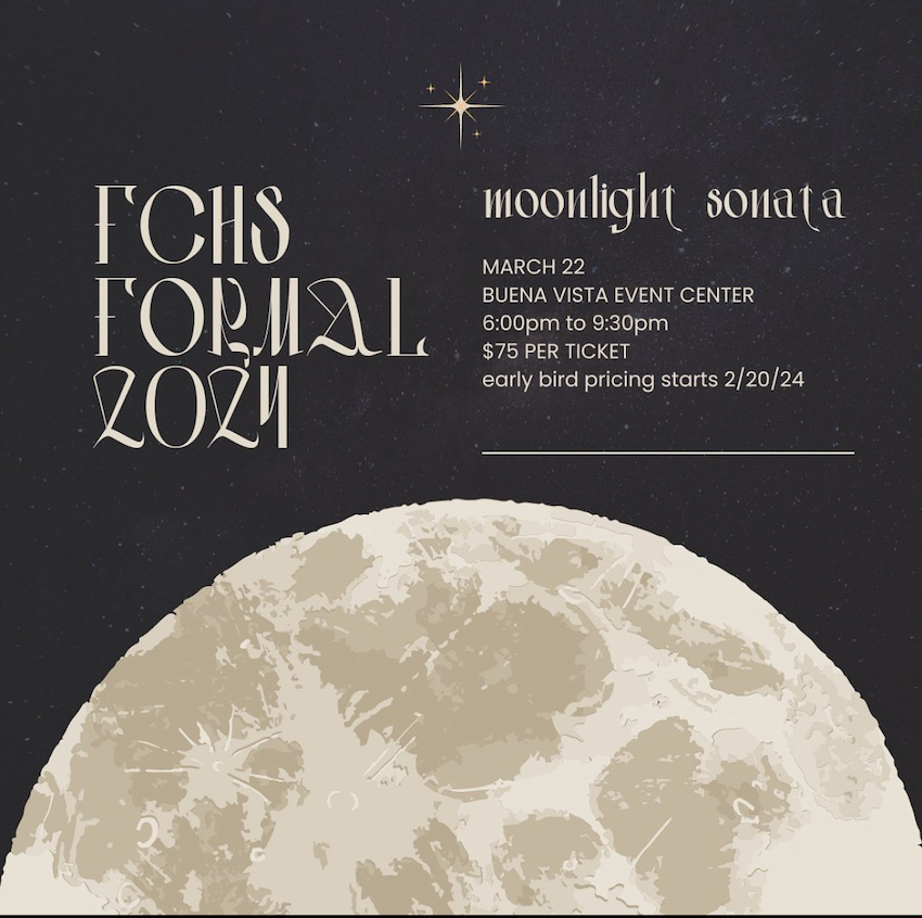 ‘Moonlight Sonata,’ Formal 2024 is March 22 at the Buena Vista Center from 6 p.m. – 9:30 p.m.