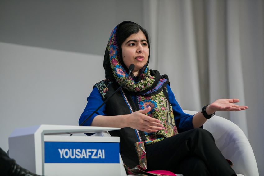 Malala Yousafzai impacted history by speaking out about education for girls and winning the Nobel Peace Prize. 