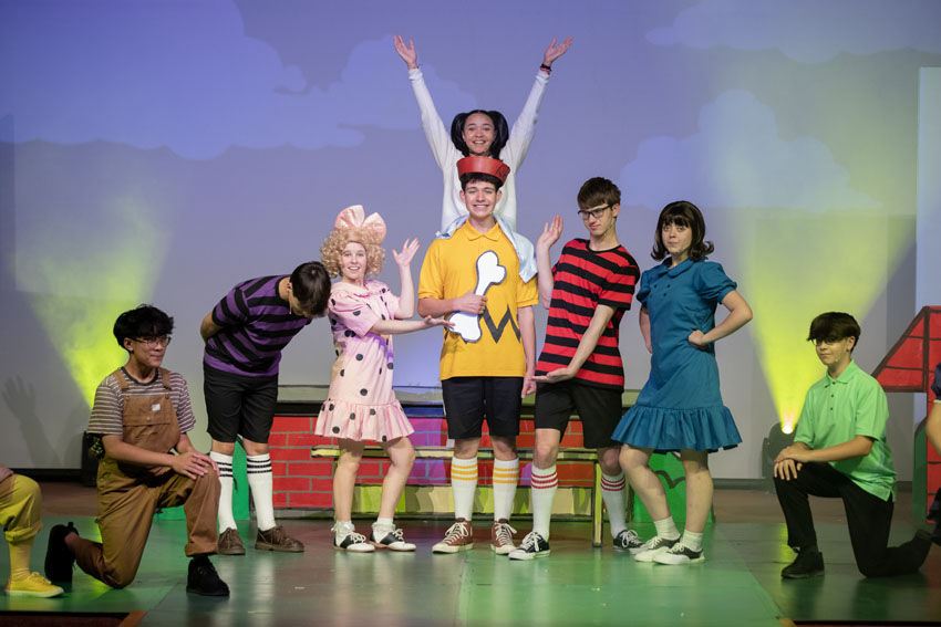 The drama team puts on the production of Youre a Good Man, Charlie Brown