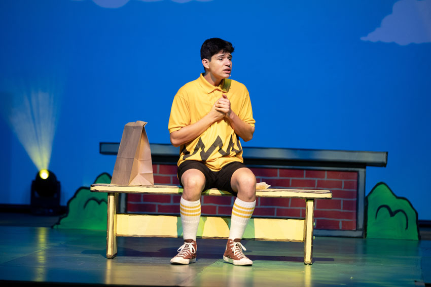 Senior Boomer Mericle played the role of Charlie Brown