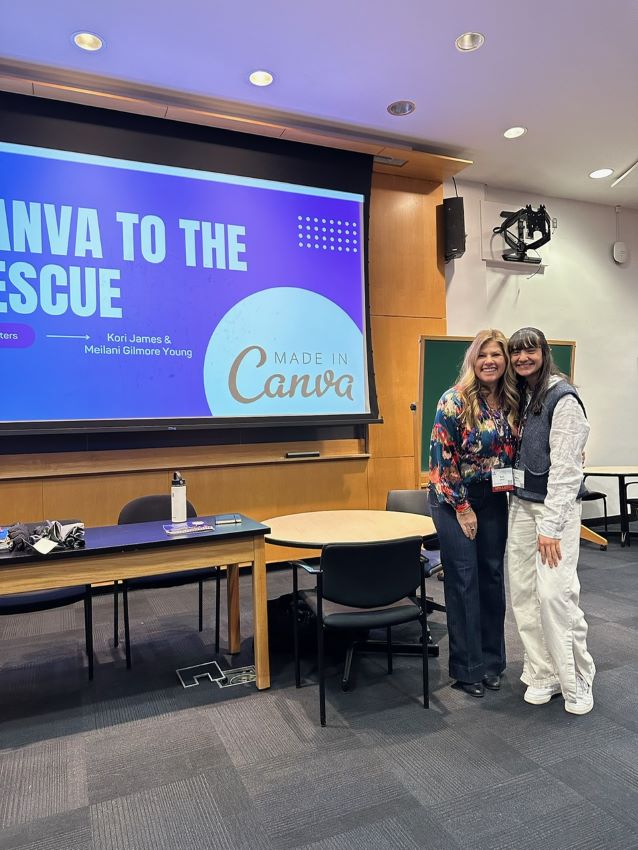Canva to the Rescue session at Columbia Journalism Conference.