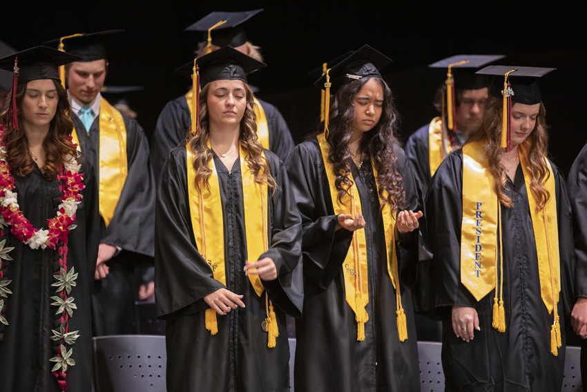 Graduation ceremony for the class of 2024. 