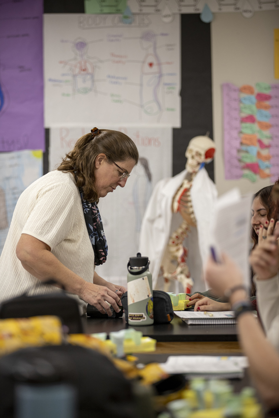 Walters, with her passion for teaching, chooses fun class labs that immerse her students in the world of science.