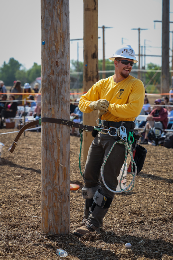 Marcus James chose to pursue different path by attending a lineman school in Meridian, Idaho.