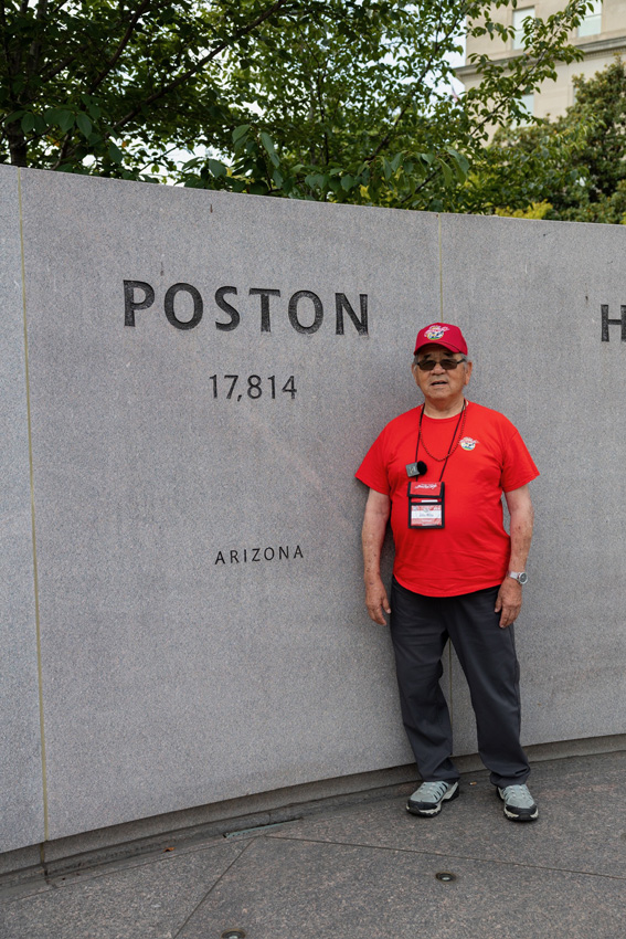 Veteran John Shiba was moved to Poston, AZ at the age of 3 as his family was interned during WWII. 