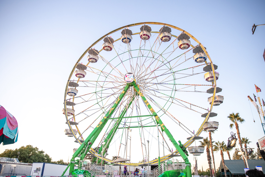 The Big Fresno offers ferris wheel rides and much more to attendees. 