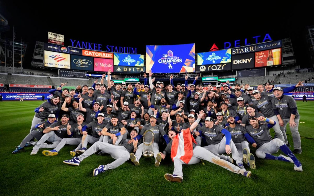 The Los Angeles Dodgers win the World Series, Oct. 30.