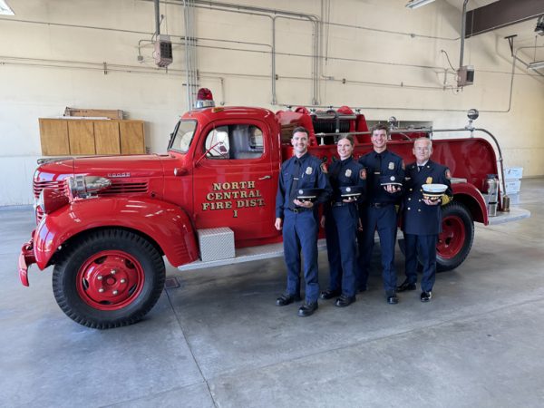 FCS Alumni Tyler, Kayla and Zach Vanderlinden all work as firefighters for the North Central Fire District.