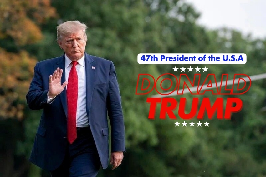 Donald Trump elected as the 47th President of the United States of America.