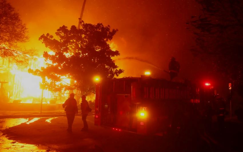 LA wildfire firefighters