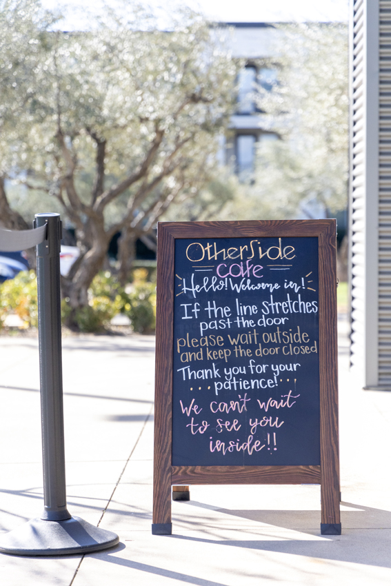 The Otherside cafe welcomes people from the neighborhood and all over the Central Valley. 