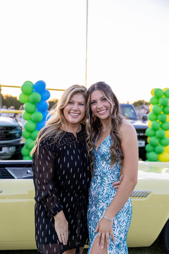 My senior year I was given the opportunity to be on homecoming court alongside my friends and my mom. 