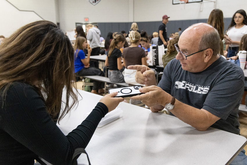Teachers will take away students phones if they keep using it during lunch. If students continue to use them, the phone will be sent to the office until the end of the day.