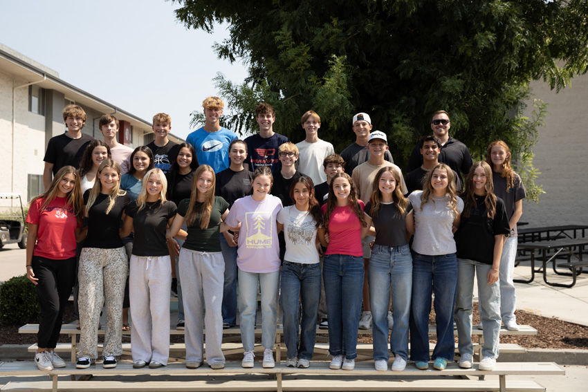 The '25-'26 Leadership Team takes initiative, planning events and activities for the student body. 