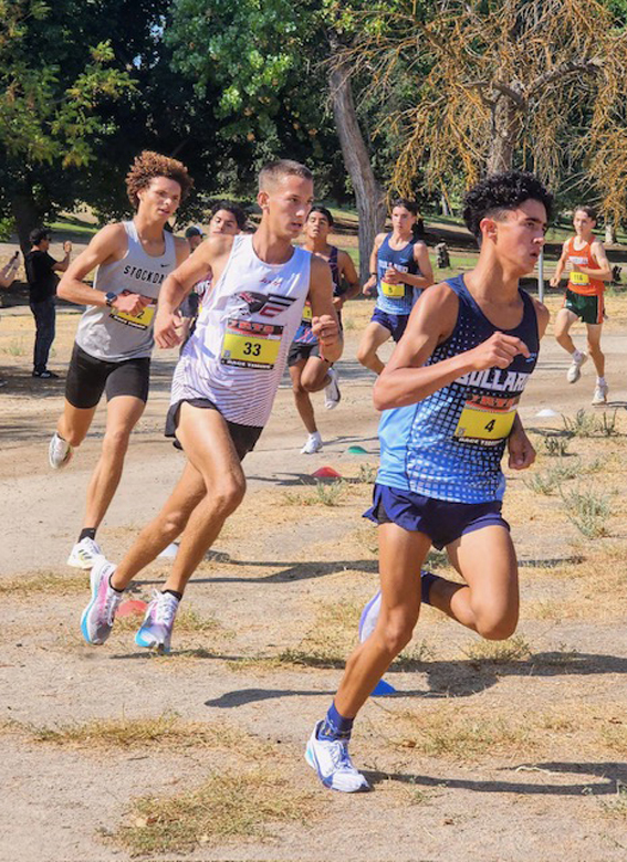 Junior Blake Bay is the top runner for the FC Cross Country team. After winning the Summer Sizzle meet in preseason, he raced on September 5 at the Central Valley Classic at Woodward Park.