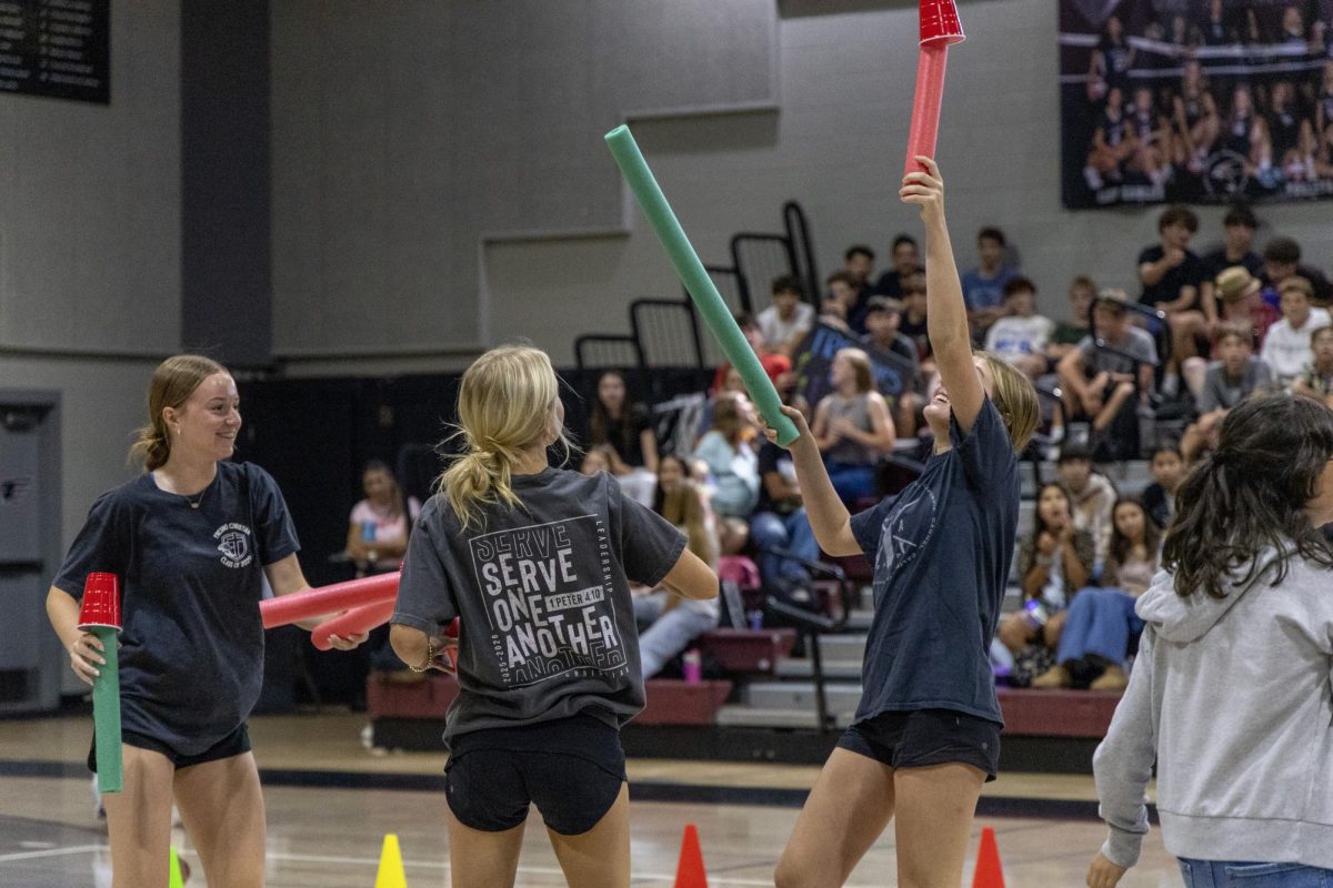 Student body participates in princess pageant games for the first three days of the week.