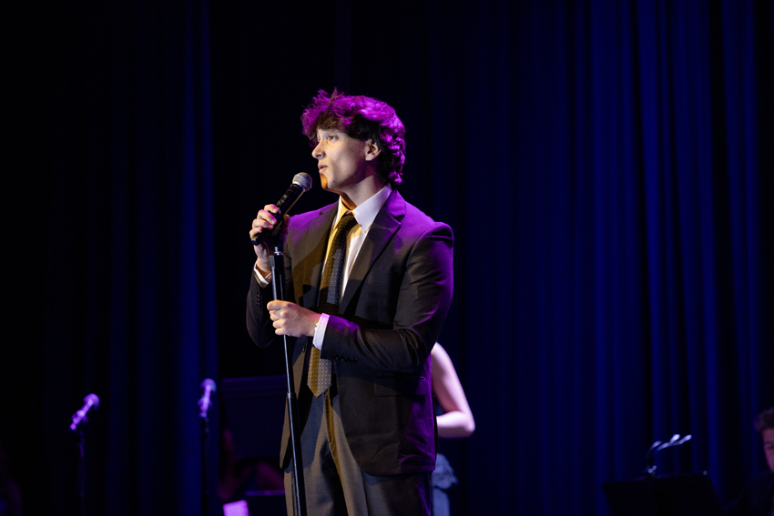 Senior Matthew Tacchino has preformed in the Valentine's Day Concert each year of high school.