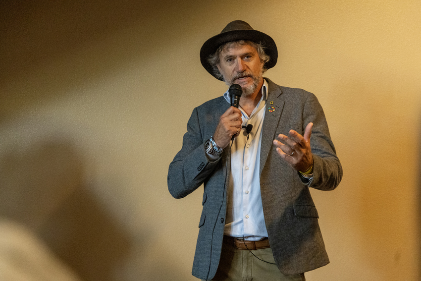 Conservationist Steve Boyes speaks on the urgency of conservation