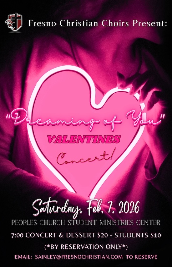 Choir students take the stage for ‘Dreaming of You’ Valentine’s Concert