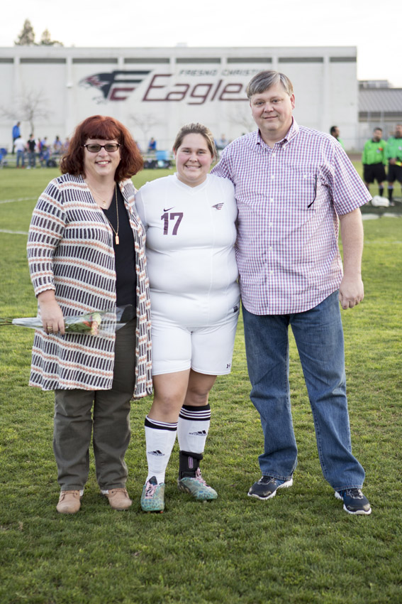 Koops parents still attend FC athletic events now that Morgan works as the trainer.