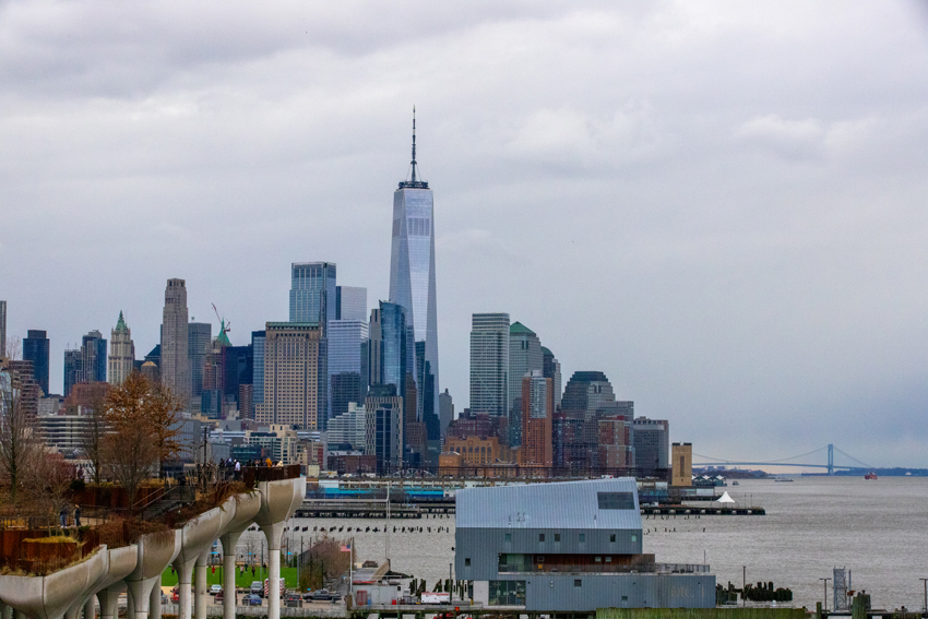 The city outline captures the eyes of many students, most who have never been to New York.