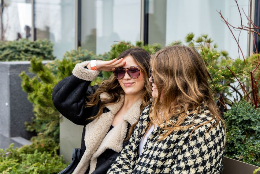 Fashionistas Chloe Serimian and Georgia Karlson strut through walking tours around all parts of town.