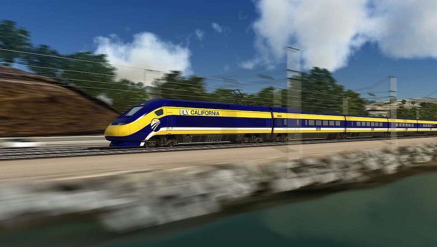 The high speed rail is expected to go up to 220 mph.