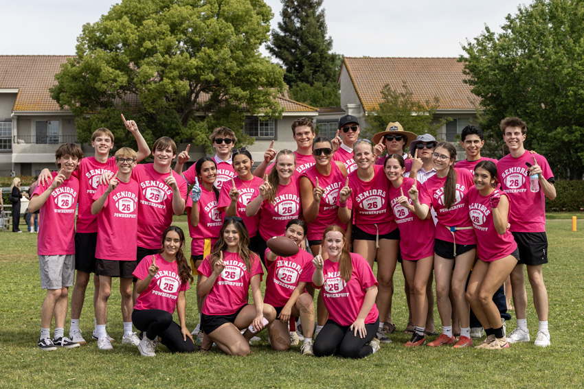 The senior class of 2026 come in first in the powderpuff tournament. 