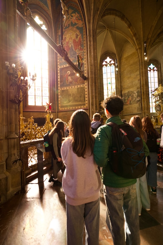 Visiting Prague during the spring trip to Central Europe was a highlight junior year. 