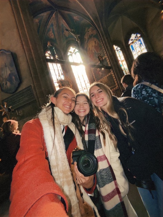 I gained lifelong friends in Giada Gilmore Young, '27, and Julia Castiglione, '25, during our adventures to Eastern Europe.